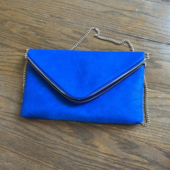 Look at this super cute Royal Blue Envelope Clutch/Purse! - Picture 9 of 14